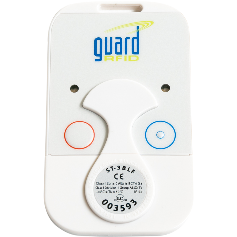 ST-3 tag with 2 push button, 2 LEDs and accelerometer